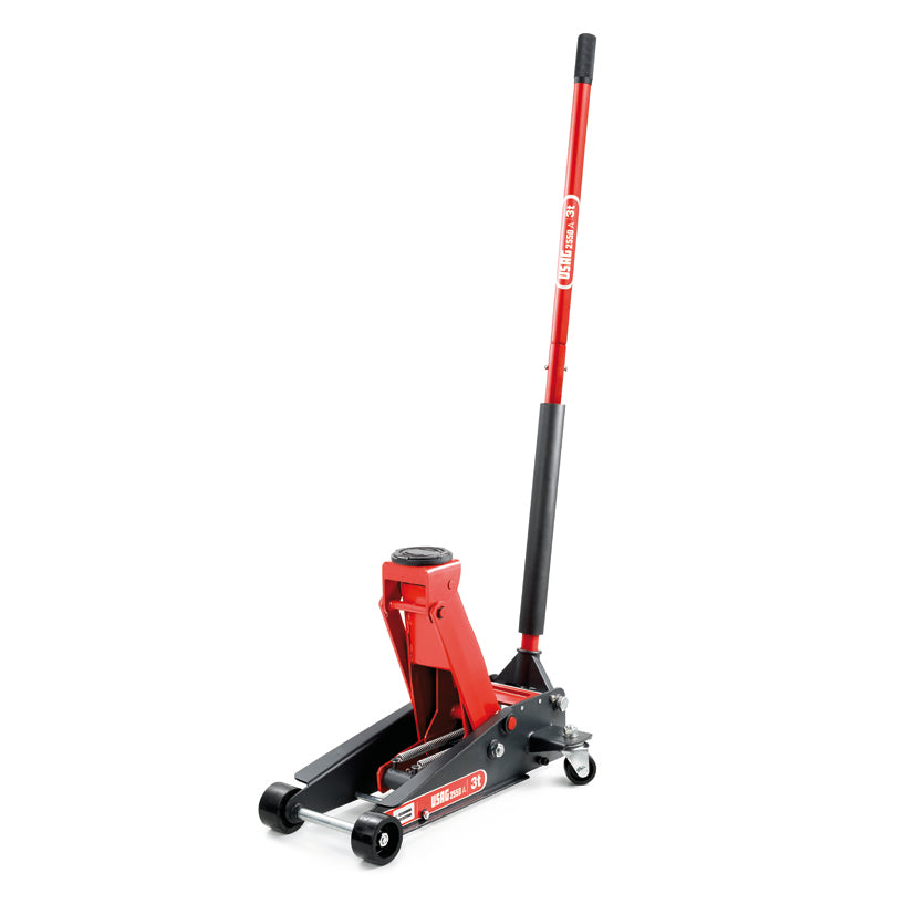 Cric roulant polyvalent - 2550 A - Ascenseur hydraulique 3t pour voitures et véhicules utilitaires - Usag Cric roulant polyvalent - 2550 A - Ascenseur hydraulique 3t pour voitures et véhicules utilitaires - Usag